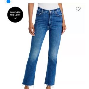 The Hustler High Rise Flare Leg Ankle Jeans